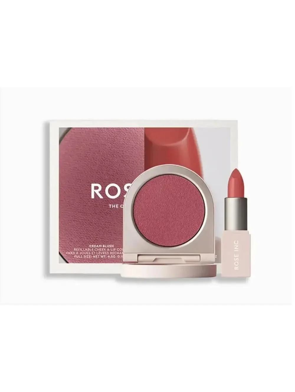 ROSE INC The Cream Color Gift Set - Blush and Lipstick [COPY]